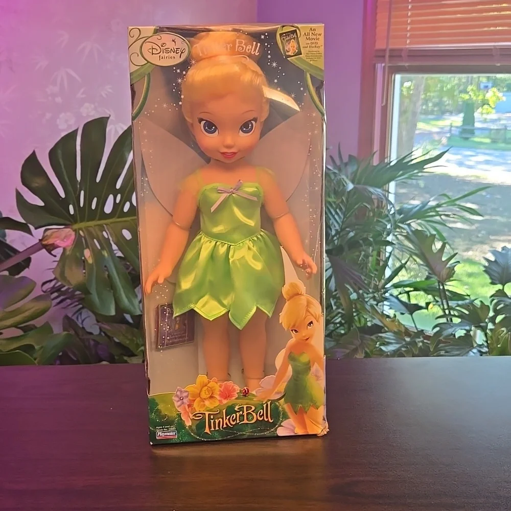 Tinker bell Disney Tinker Bell Doll in Shimmering Green Dress